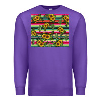 Purple sunflower cactus Premium Sweatshirt - JahusDesignShop