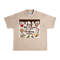 French Oak i just want to drink hot cocoa Urban Heavy Tee - MaliasSmallBusiness