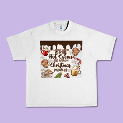 Urban Heavy Tee i just want to drink hot cocoa