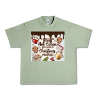 Oil Green i just want to drink hot cocoa Urban Heavy Tee - MaliasSmallBusiness