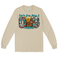 Mushroom kinda busy being a dog mom Long Sleeve Tee - Zillion Design Studio