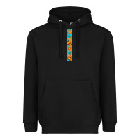 Black Fall Pumpkin Heavyweight Hoodie - BundleAndBundleShop