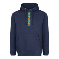 Navy Fall Pumpkin Heavyweight Hoodie - BundleAndBundleShop