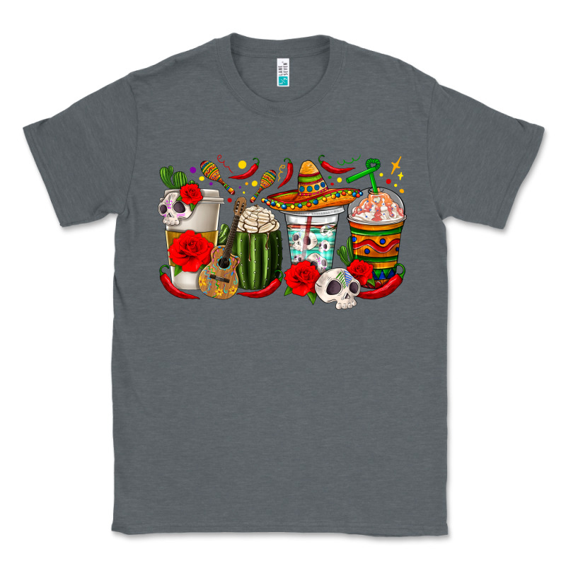 Hispanic Heritage Month Coffee Cups Classic Tee by texasbilliewilder | Teevron