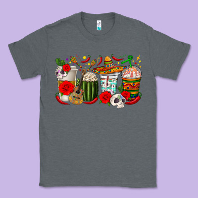 Hispanic Heritage Month Coffee Cups Classic Tee Designed By Texasbilliewilder