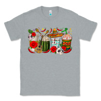 Heather Grey hispanic heritage month coffee cups Classic Tee - texasbilliewilder