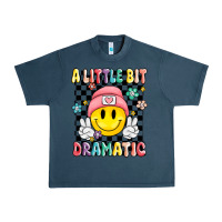 Midnight Navy a little bit dramatic Urban Heavy Tee - MaliasSmallBusiness