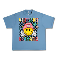 Pebble Blue a little bit dramatic Urban Heavy Tee - MaliasSmallBusiness