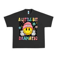 Pigment Black a little bit dramatic Urban Heavy Tee - MaliasSmallBusiness