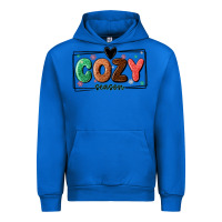 Cobalt cozy season Urban Hoodie - MaliasSmallBusiness
