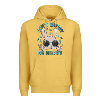 Antique Gold don't worry be hoppy Premium Hoodie - MaliasSmallBusiness