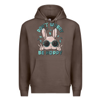 Coffee don't worry be hoppy Premium Hoodie - MaliasSmallBusiness