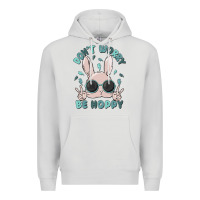 Dove Grey don't worry be hoppy Premium Hoodie - MaliasSmallBusiness