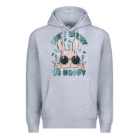 Heather Grey don't worry be hoppy Premium Hoodie - MaliasSmallBusiness