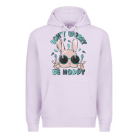 Lilac don't worry be hoppy Premium Hoodie - MaliasSmallBusiness