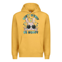 Mustard don't worry be hoppy Premium Hoodie - MaliasSmallBusiness