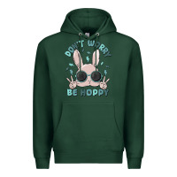 Don't Worry Be Hoppy Premium Hoodie | Teevron