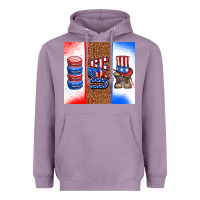 Lavender usa macaroon and boots Heavyweight Hoodie - AdoDesignShop