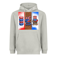 Moon Dust usa macaroon and boots Heavyweight Hoodie - AdoDesignShop