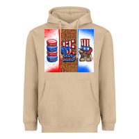 Mushroom usa macaroon and boots Heavyweight Hoodie - AdoDesignShop