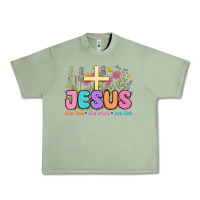 Oil Green jesus the way the truth the life Urban Heavy Tee - MaliasSmallBusiness