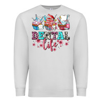 Dove Grey dental life with cupcakes Premium Sweatshirt - AdoDesignShop