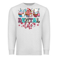 Oatmeal Heather dental life with cupcakes Premium Sweatshirt - AdoDesignShop