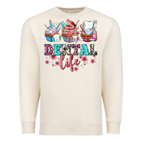 Sandshell dental life with cupcakes Premium Sweatshirt - AdoDesignShop