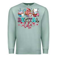 Seafoam dental life with cupcakes Premium Sweatshirt - AdoDesignShop