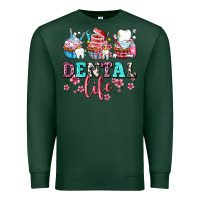 Sports Green dental life with cupcakes Premium Sweatshirt - AdoDesignShop