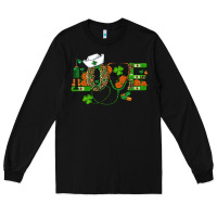 Black st patricks day love nurse Long Sleeve Tee - RanaPortraitStore