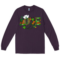 Plum st patricks day love nurse Long Sleeve Tee - RanaPortraitStore