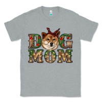 Heather Grey dog mom shiba inu Classic Tee - RanaPortraitStore