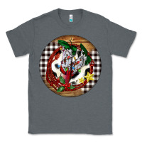 Charcoal Heather Cowgirl Boots Classic Tee - FaDigitalArtStudio