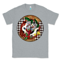 Heather Grey Cowgirl Boots Classic Tee - FaDigitalArtStudio
