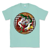 Seafoam Cowgirl Boots Classic Tee - FaDigitalArtStudio
