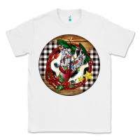 White Cowgirl Boots Classic Tee - FaDigitalArtStudio