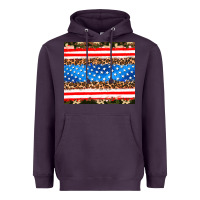 Plum usa camouflage american flag Heavyweight Hoodie - AdoDesignShop