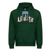 Forest Green a thrill of hope nativity Urban Hoodie - MaliasSmallBusiness