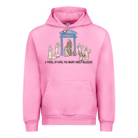 Fuchsia Pink a thrill of hope nativity Urban Hoodie - MaliasSmallBusiness