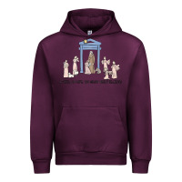 Mauve Wine a thrill of hope nativity Urban Hoodie - MaliasSmallBusiness