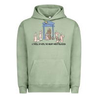 Pigment Oil Green a thrill of hope nativity Urban Hoodie - MaliasSmallBusiness