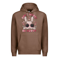 Chestnut don't worry be hoppy Premium Hoodie - MaliasSmallBusiness