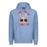 Colony Blue don't worry be hoppy Premium Hoodie - MaliasSmallBusiness