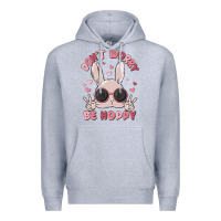 Heather Grey don't worry be hoppy Premium Hoodie - MaliasSmallBusiness