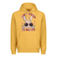 Mustard don't worry be hoppy Premium Hoodie - MaliasSmallBusiness