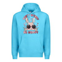 Ocean Blue don't worry be hoppy Premium Hoodie - MaliasSmallBusiness