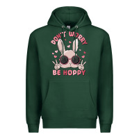 Don't Worry Be Hoppy Premium Hoodie | Teevron