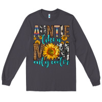Smoke auntie like a mom only cooler Long Sleeve Tee - Zillion Design Studio