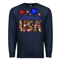 Navy god bless the usa Premium Sweatshirt - Artiststas